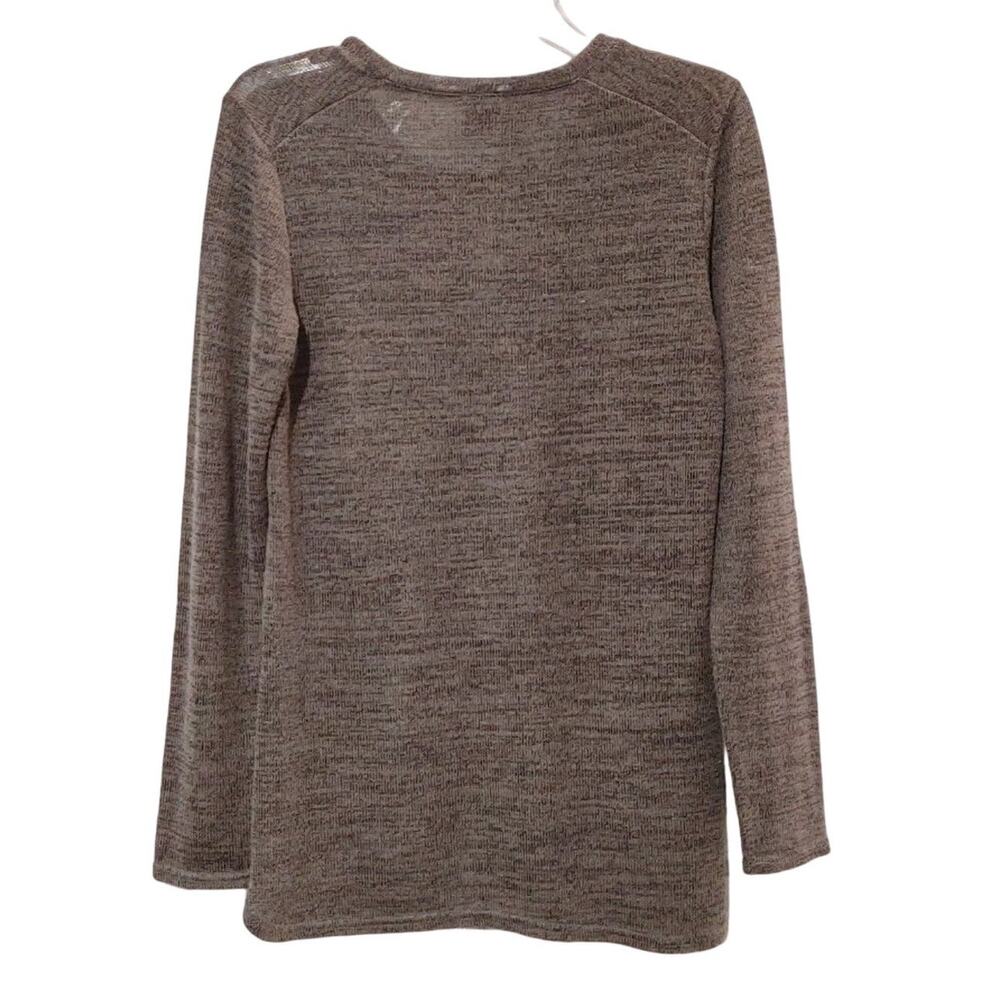 Disney Mickey Mouse & Minnie Mouse Night Sky Knit Sweater Heather Gray Womens M - Picture 2 of 5